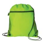 Mesh Pocket Drawcord Neon Lime