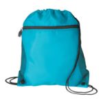 Mesh Pocket Drawcord Neon Blue