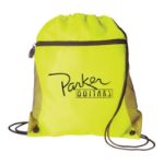 Mesh Pocket Drawcord Neon Yellow