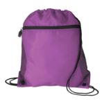 Mesh Pocket Drawcord Purple