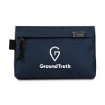 Renew Zippered Pouch in Navy