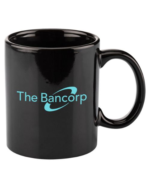 11oz Basic C Handle Ceramic Mug BLACK