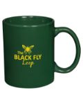 11oz Basic C Handle Ceramic Mug HUNTER GREEN